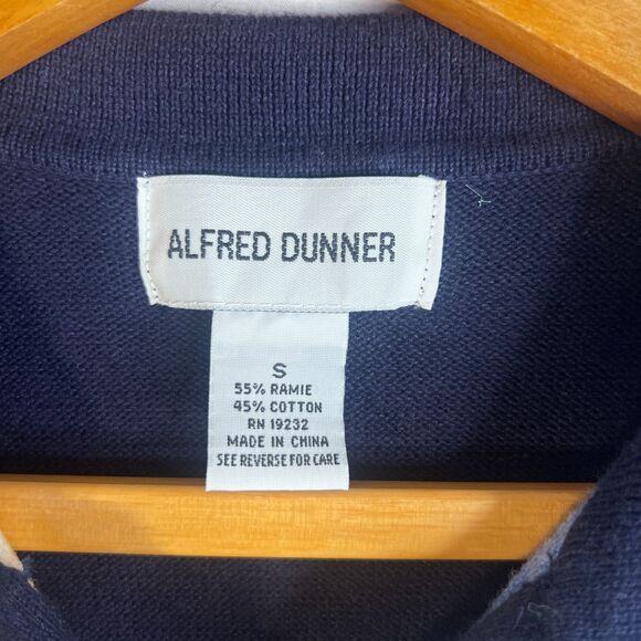 Nautical Embroidered Beaded Zip Up Short Sleeve Sweater Alfred Dunner Size Small - Picture 8 of 10